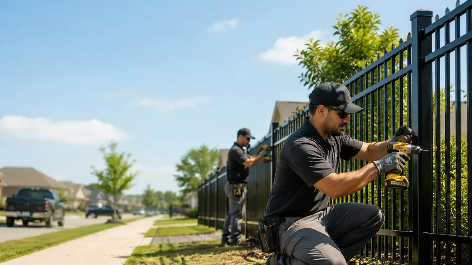Metal Fence Installation in Sears, MI